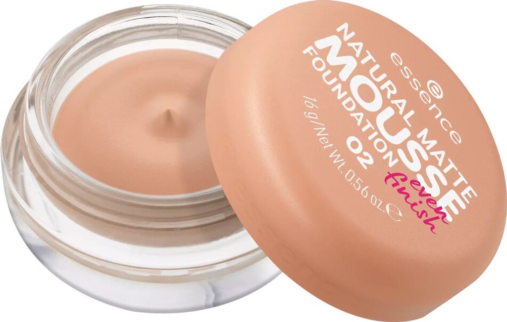 Essence NATURAL MATTE mousse makeup base #02 16 gr Produktbild 
