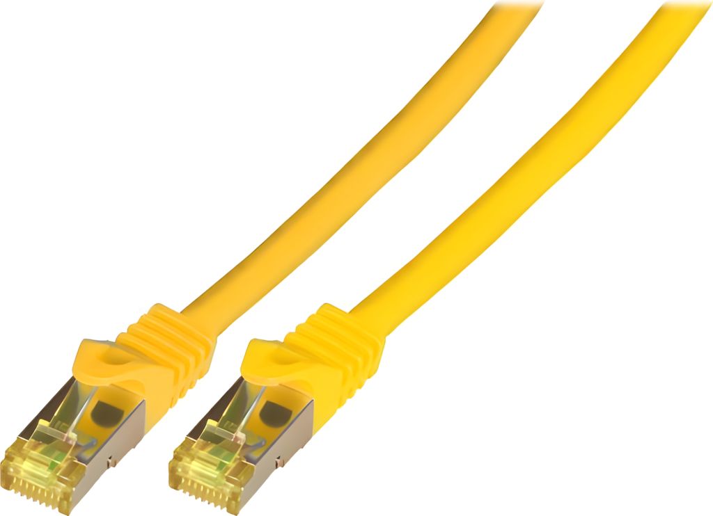 EFB RJ45 Patchkabel S/FTP,Cat.6A,LSZH,Cat.7 Rohk.,2m,gelb