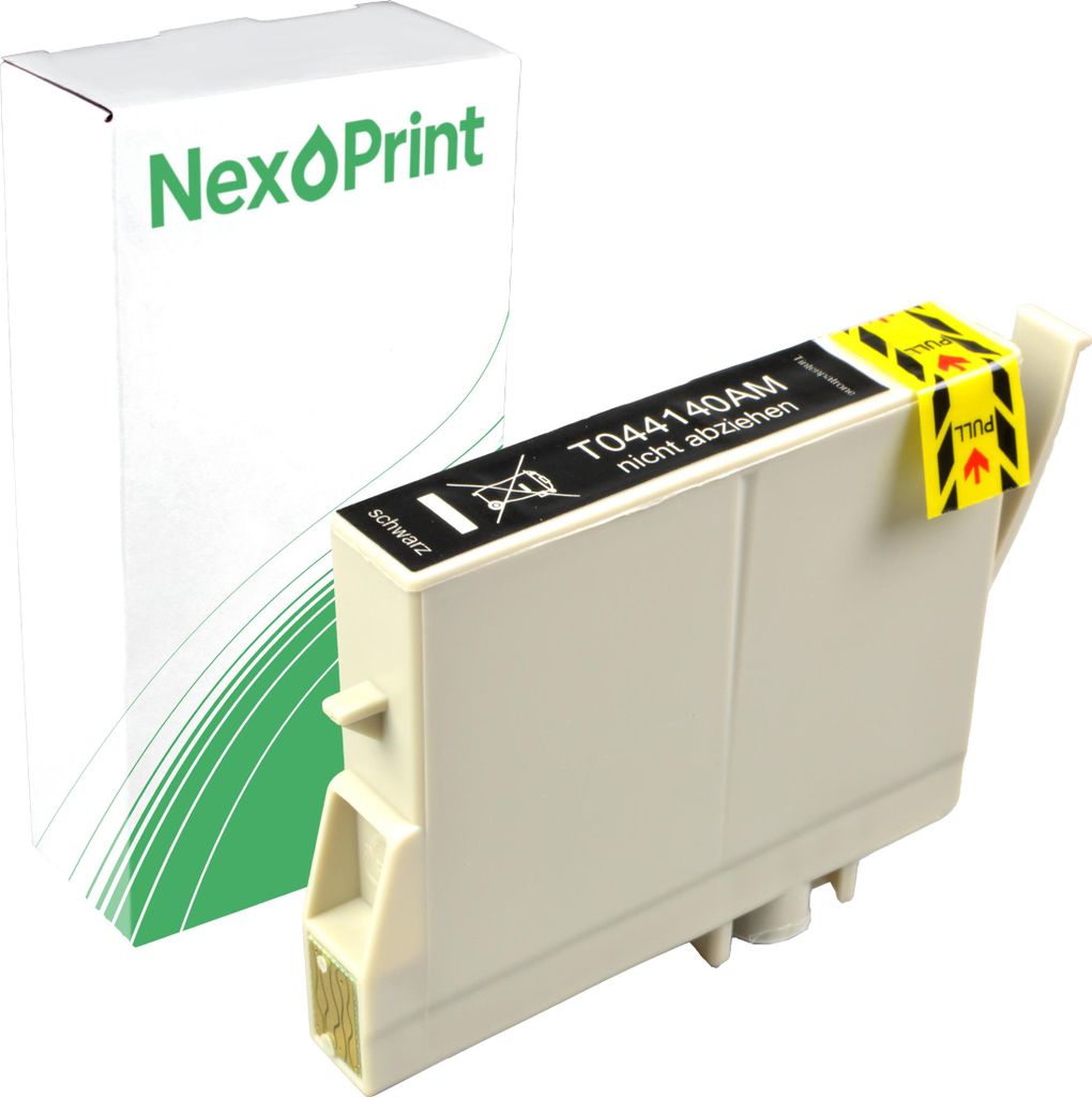 NexoPrint C13T044140 schwarz Druckerpatronen kompatibel zu Epson Stylus C 84 PE Stylus C 84 Photo Edition Stylus C 84 WN ca. 830 Seiten