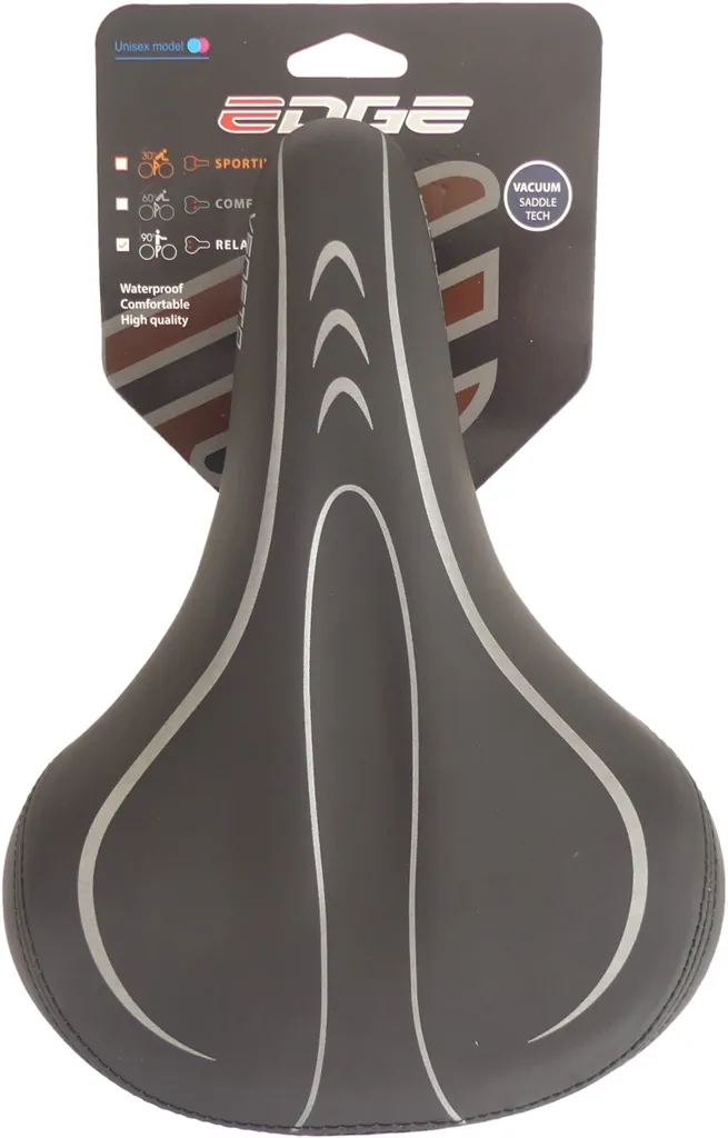 Selle vélo Edge Veneto pour le vélotaf avec feu arrière de sécurité