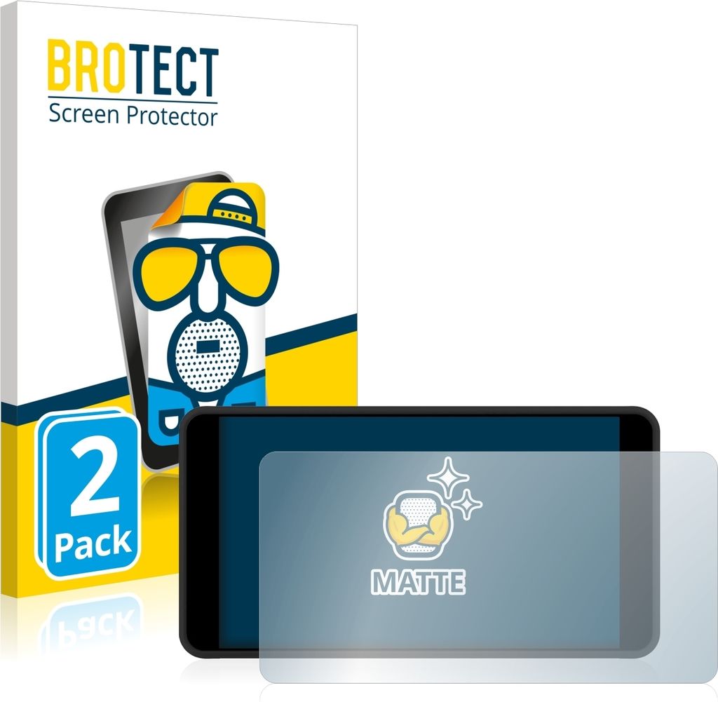 2x BROTECT Schutzfolie für Portkeys PT5 II Displayschutz Displayschutzfolie Folie Matt Entspiegelungsfolie