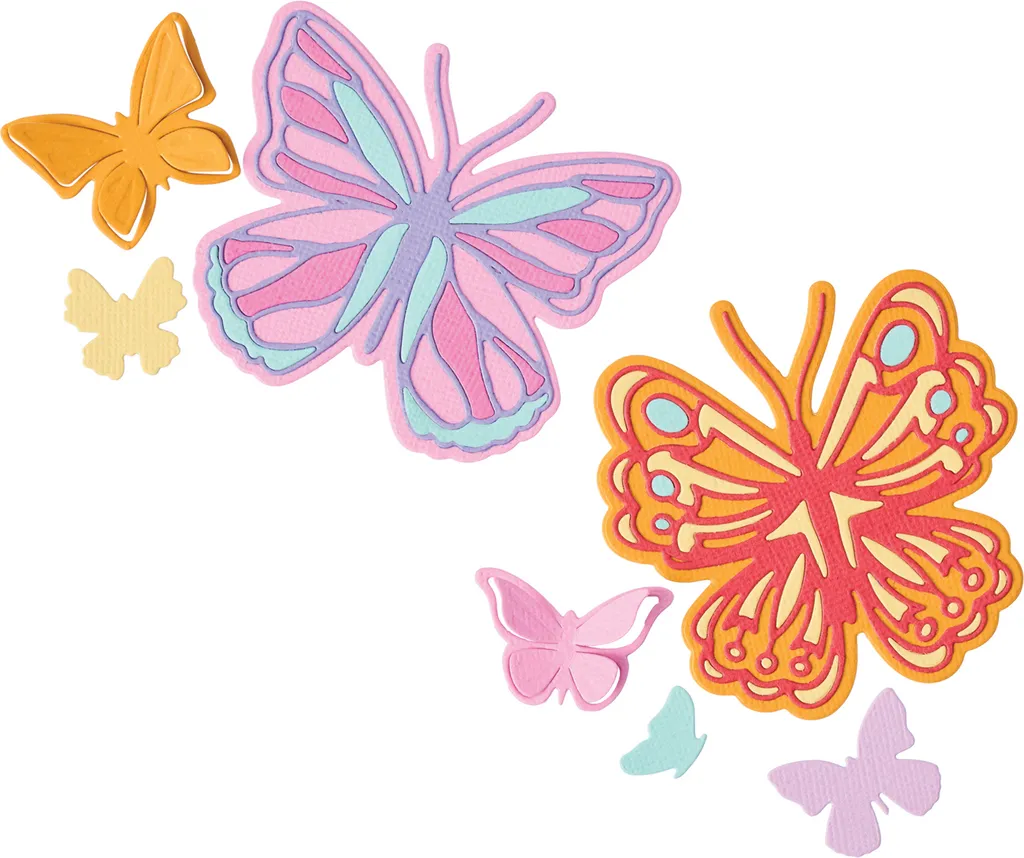 Die Sizzix Catherine Pooler Spring Wings en Acier pour Détails Fins