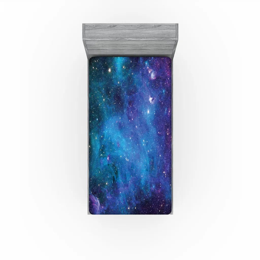 Drap-housse Décoration Espace 180x200 cm, Idéal pour Chambre Adulte Zen - 4