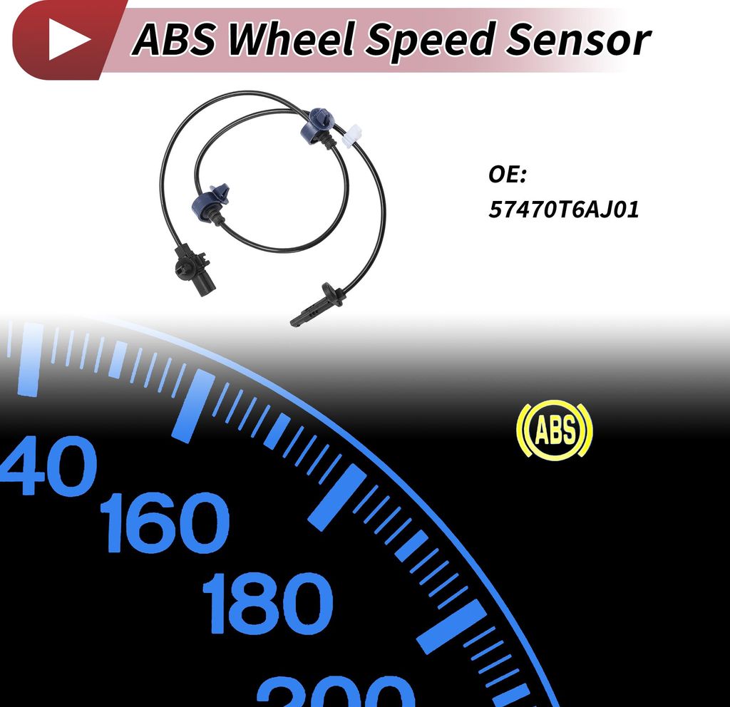 ABS Raddrehzahlsensor hinten rechts ABS Sensor Antiblockiersystem Sensor Nr. 57470T6AJ01 für HONDA Odyssey 2018