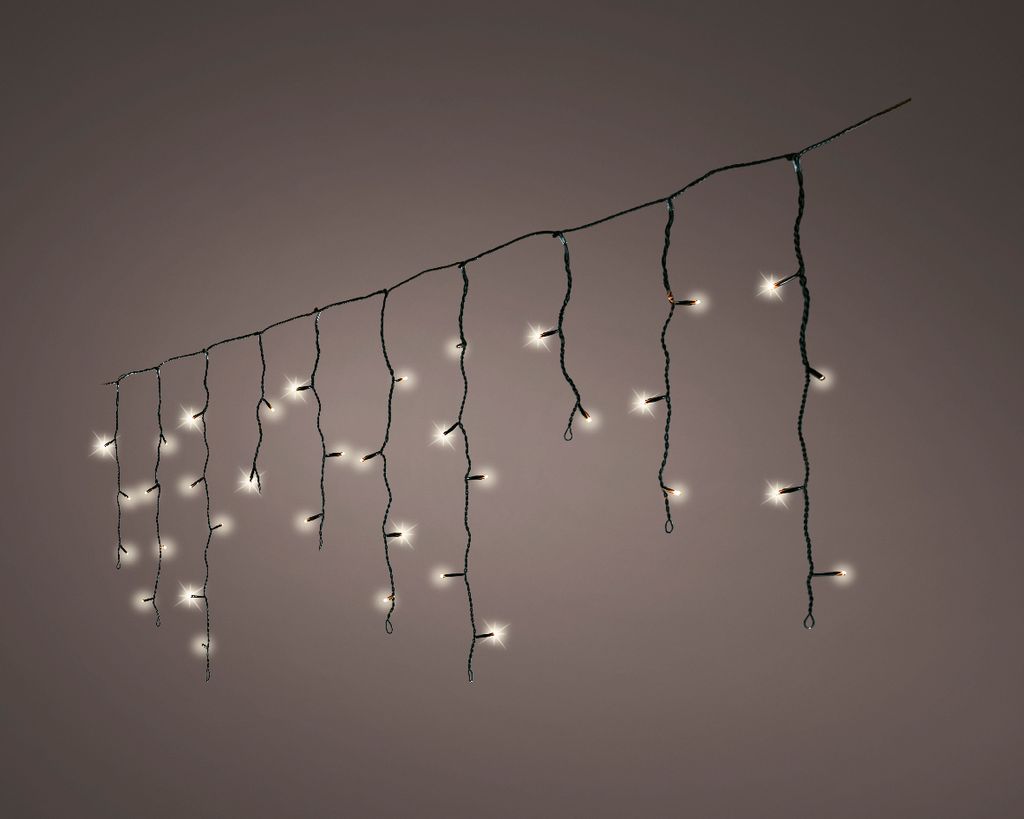 Eiszapfen-Lichterkette - 20 Meter - 490 LED-Lichter - gold Produktbild 