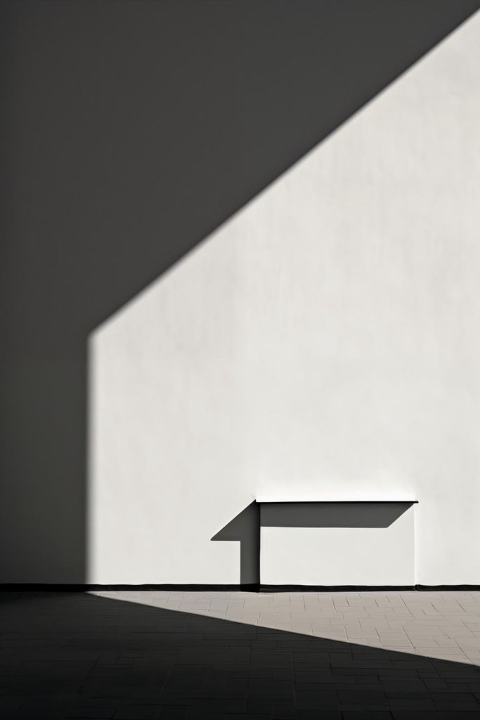 Poster 30x45cm Kontrast von Licht und Schatten