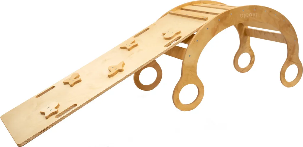 Arche d'escalade enfant : Solution motricité et équilibre en bois peint