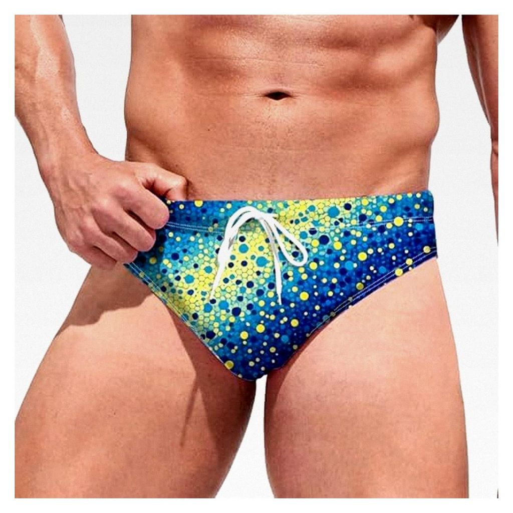Badehose für Herren mit modischem Print für Strand, Pool und Meer, atmungsaktiv und schnell trocknend, bequeme Shorts für den Sommerurlaub und W...