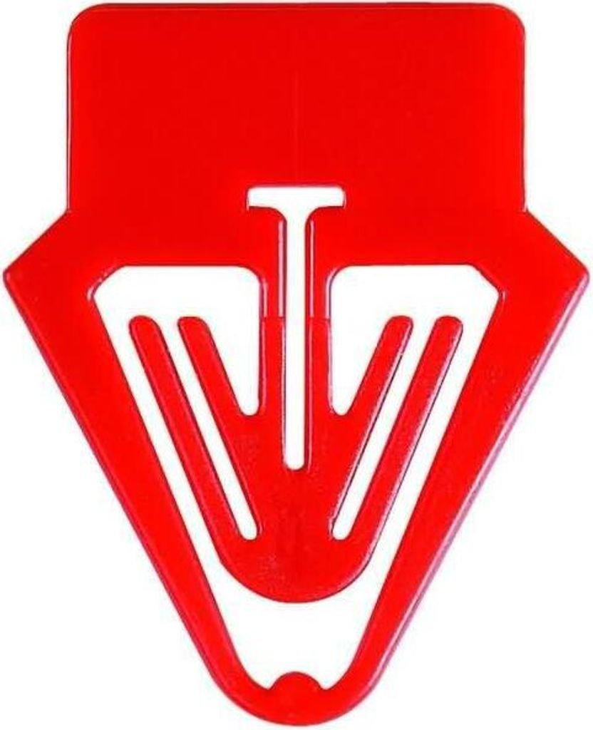 Kartenreiter 25mm VE=1000 Stück hellrot