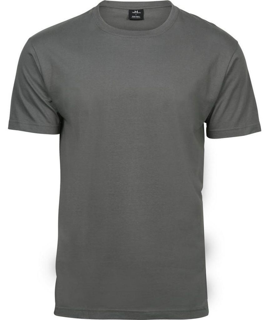 Tee Jays Herren Sof-Tee T-Shirt, Kurzarm, Rundhalsausschnitt FK920 (S) (Staubgrau)