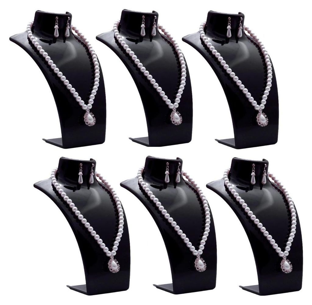 set di 6 - Busto espositore per gioielli, porta collane, Immagine del prodotto 