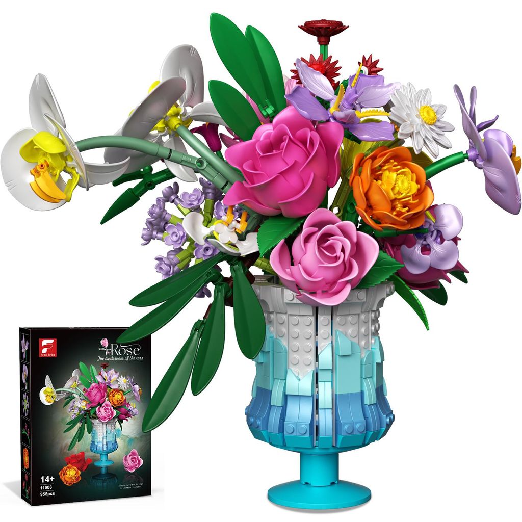 Blumensträuße Bausteine Blume Set, Blumen und Pflanzen Produktbild 