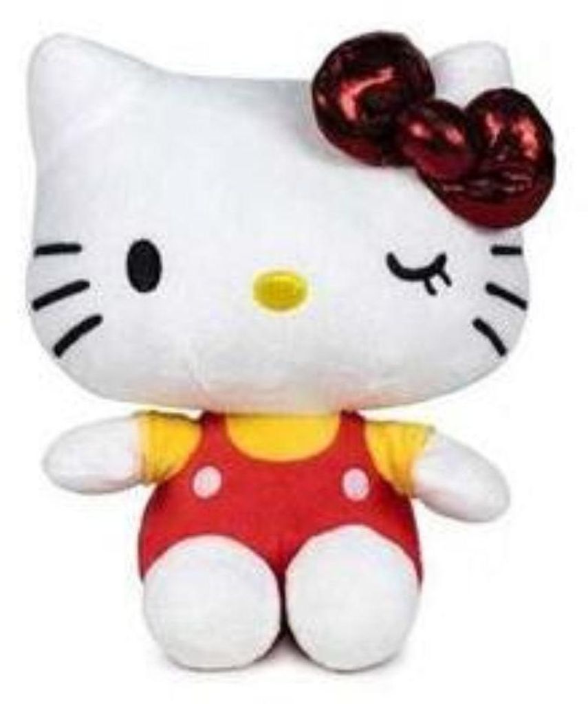 Hello Kitty Stofftier - 25 cm Kuscheltier Jubiläum Glitzer Plüschtier