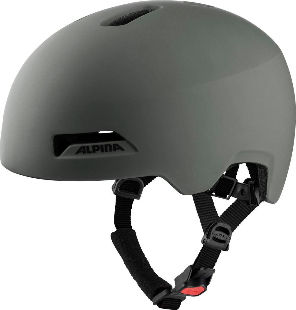 ALPINA SPORTS Fahrradhelm Haarlem coffee-grey matt Gr.52-57cm, grau
