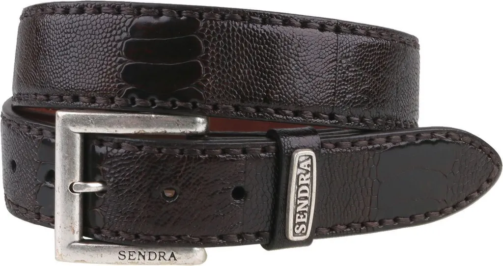 Ceinture Sendra 1016 : Cuir d'Autruche Durable contre les Craquelures