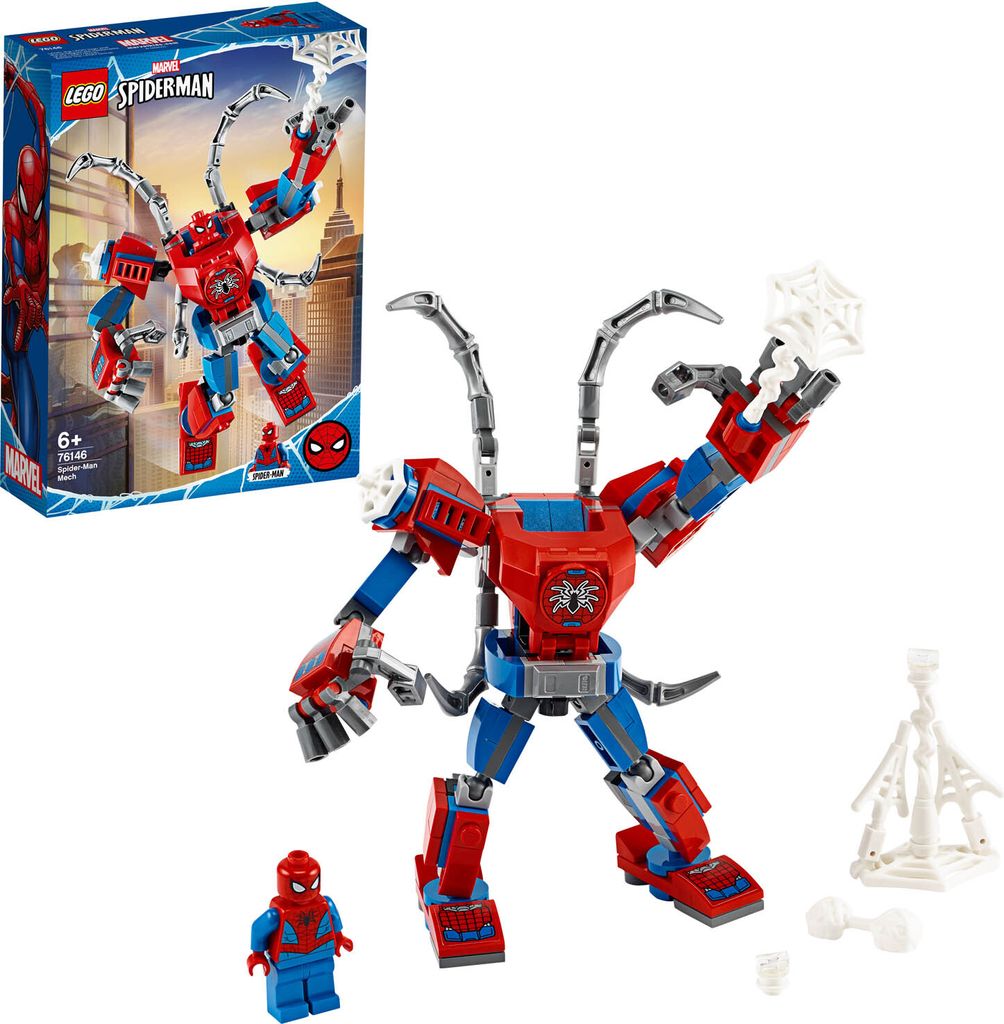 LEGO 76146 Super Heroes Marvel Spider-Man Mech Spielset für Produktbild 