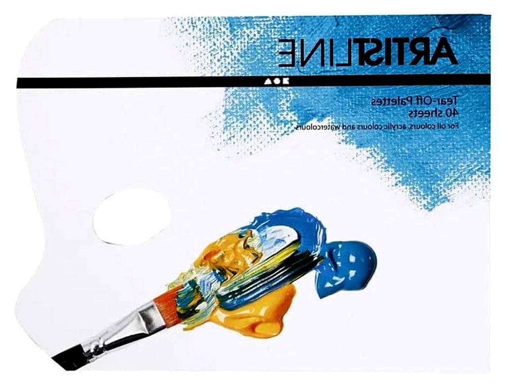 Abreiß-Palette, 31 x 23 cm, 40 Blatt