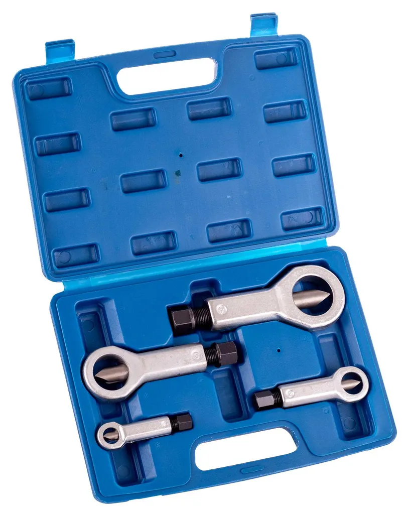 Outil de perçage pour écrous difficiles 9 à 27 mm - Pack de 4 forets - 9