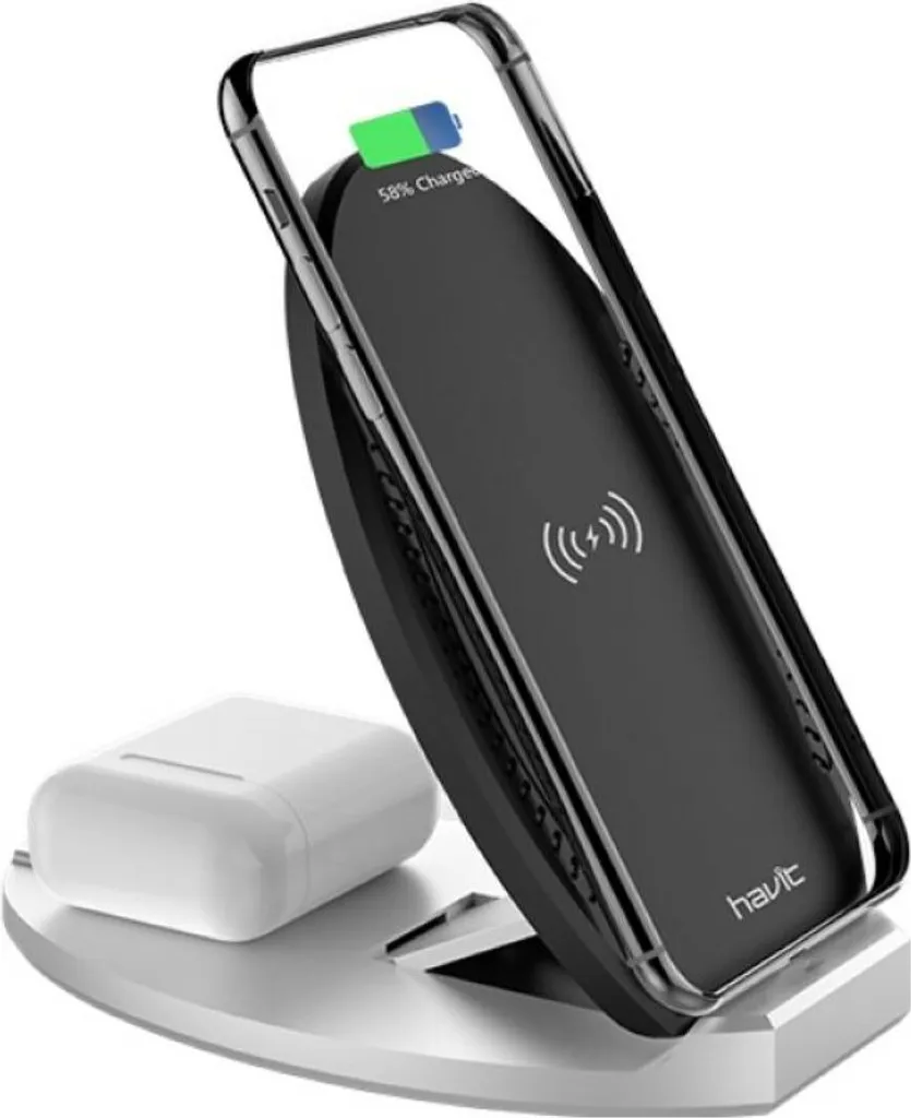 Station de Recharge Téléphone Portable sans fil 10W HAVIT W3005 Noir