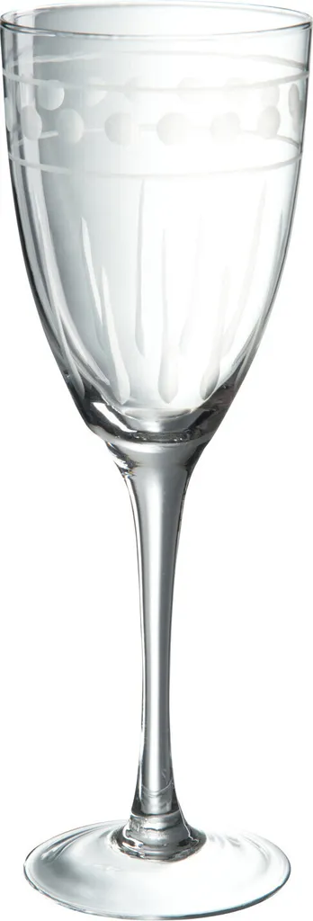Verre à Vin pour Table de Fête à Pois - Grand Format Transparent