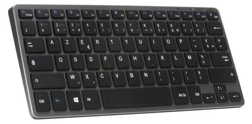 Clavier Bluestork Azerty ultra-silencieux et ergonomique coloris noir
