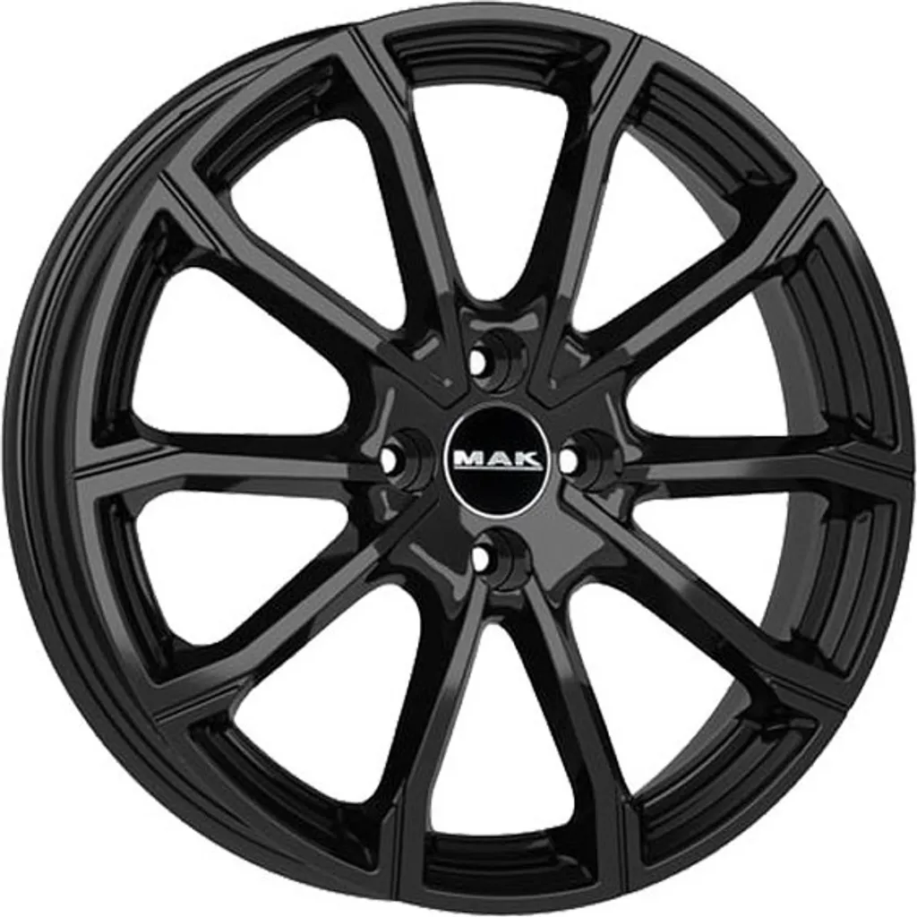 Jante 16 pouces MAK DaVinci Noir Brillant - Idéal Personnalisation Auto