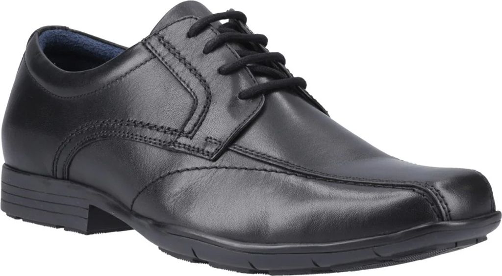 POD - Jungen Oxford-Schuhe "Angus", Leder FS11315 (32 EU) (Schwarz)