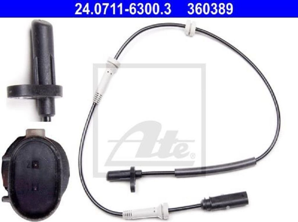 ATE ABS Sensor Raddrehzahl Vorne für BMW 1 Schrägheck (F20) 24.0711-6300.3