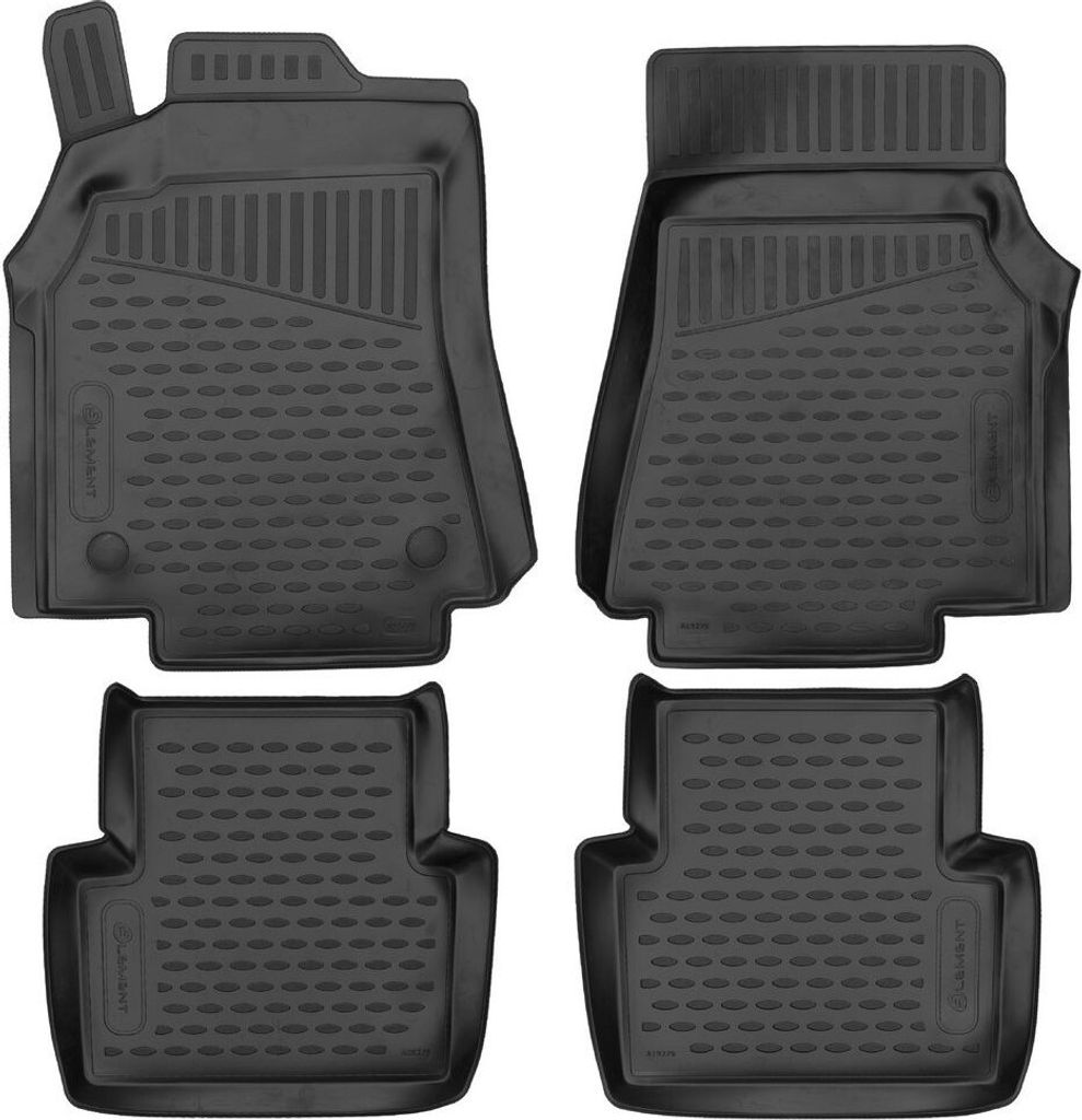 Gummi-Fußmatten Mercedes A-Klasse 2004-2012 (W169) Produktbild 