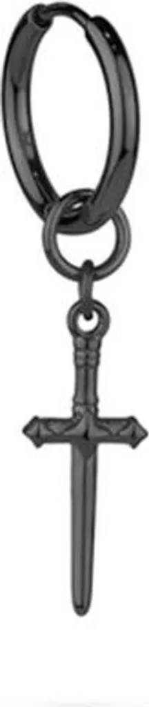 Orecchino Radiant RH000195 Uomo - Punto Luce Nero Essenziale