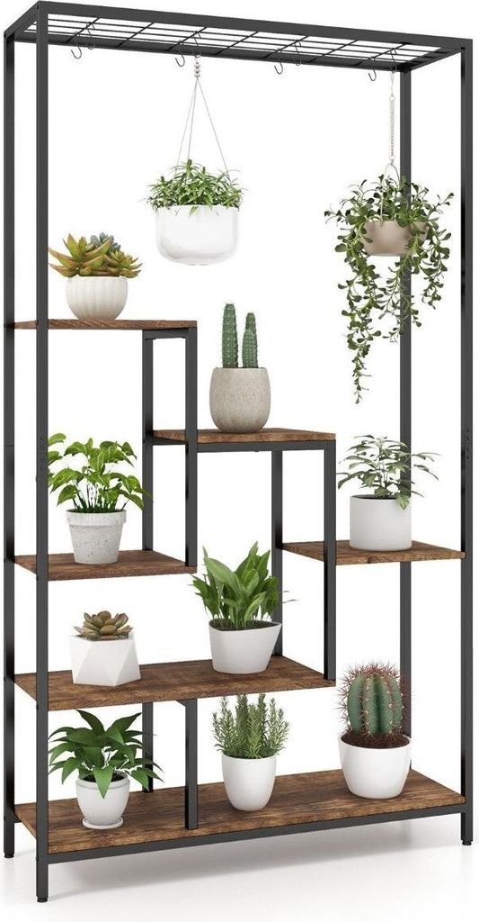 Support pour plantes 6 niveaux 180 cm étagère pour plantes Image du produit 