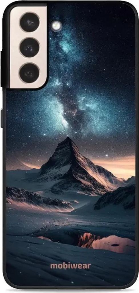 Handyhülle für Galaxy S21 Plus, Mobiwear Glossy Case, Nachtberg