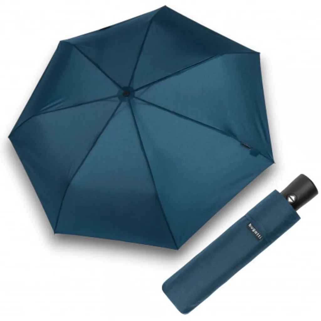 Ombrello Tascabile Bugatti Buddy Crystal Blue - Chic & Functional - 3