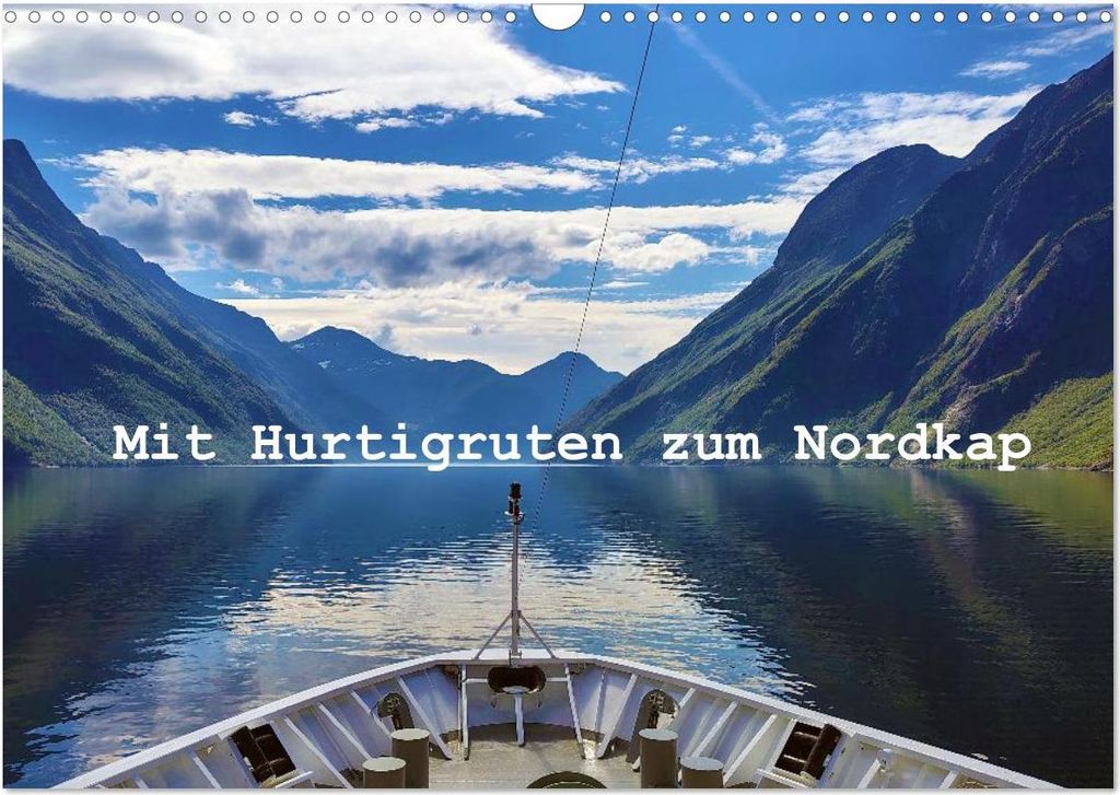 Mit Hurtigruten zum Nordkap (Wandkalender 2027 DIN A3 quer), CALVENDO Monatskalender