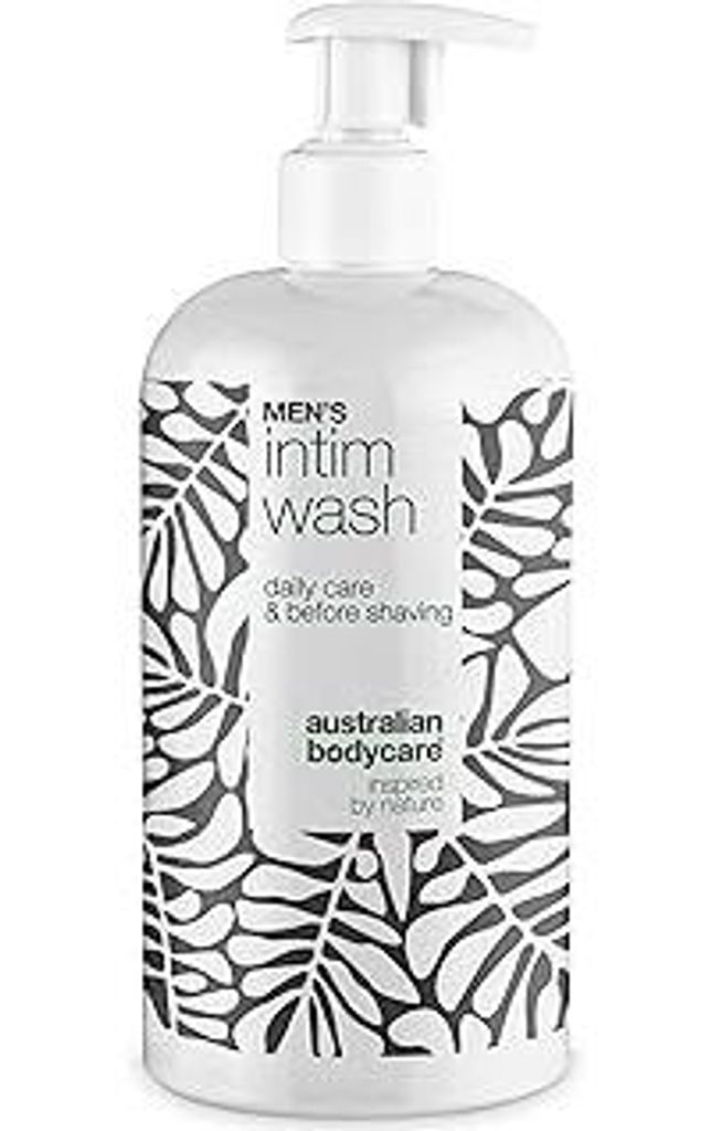 Intimwaschgel für Männer (500 ml) gegen Irritationen, Juckreiz und Geruch – Mit 4-Terpineol bekannt aus Teebaumöl, Kakadu-Pflaume und Glycerin