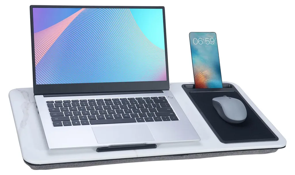 Table de Lit pour Ordinateur Portable 17 Pouces Idéal pour Télétravail