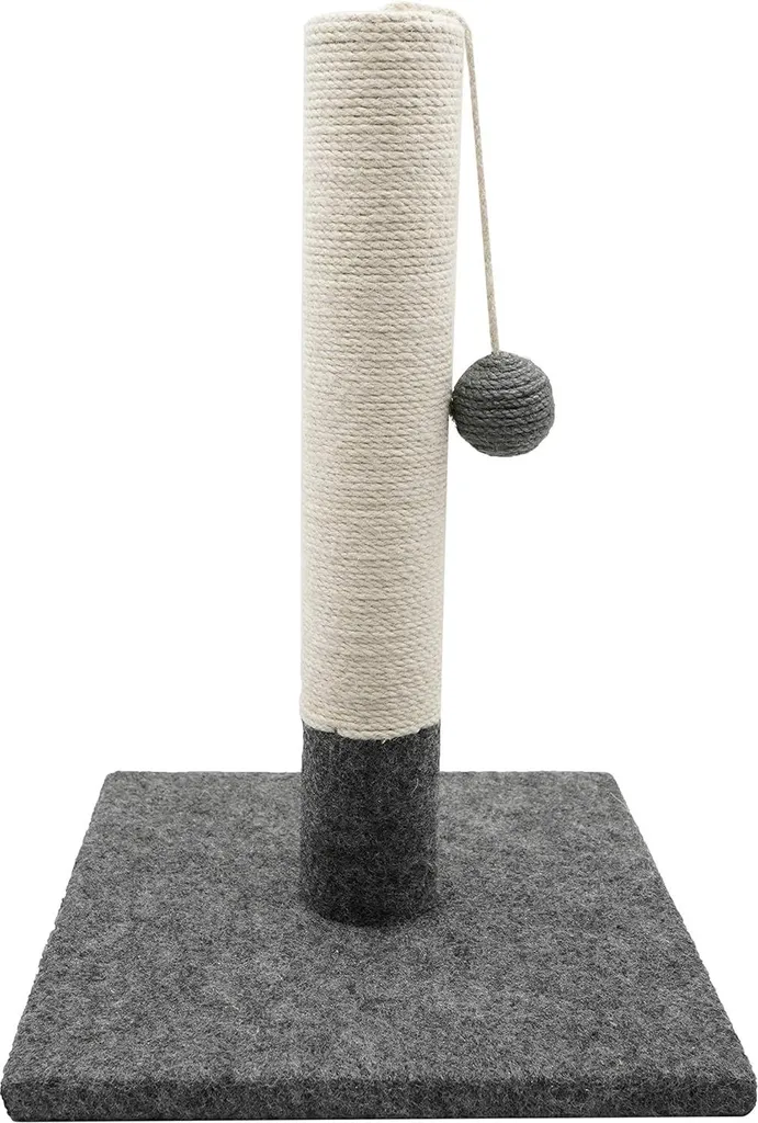 Arbre à chat anti-griffures meuble en jute durable base stable 42 cm