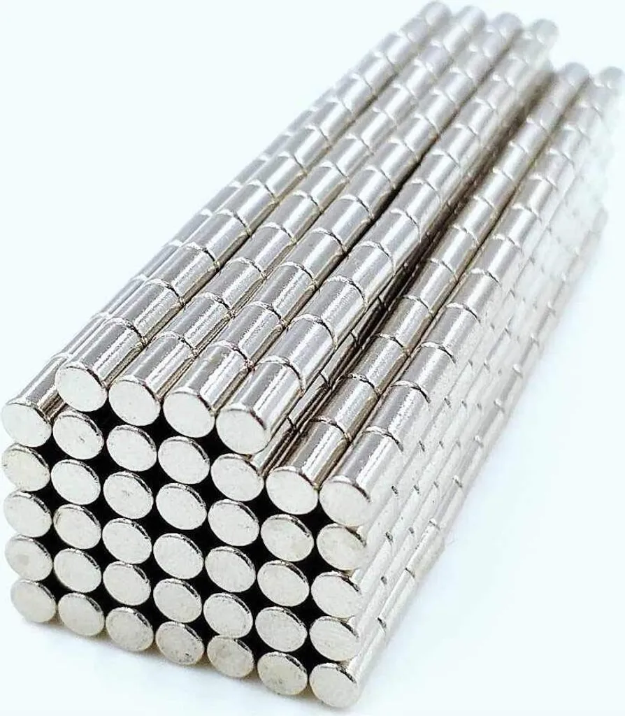 100 Magneti Per Frigorifero 7x1 Mm - Dischetti Magnetici In Nichel Per Lavagne E Fai Da Te - 6