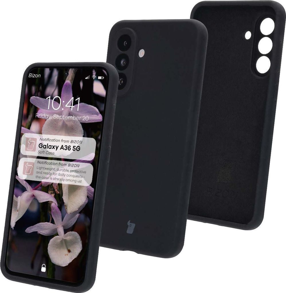 Bizon Soft Case Samsung Galaxy A36 5G schwarz