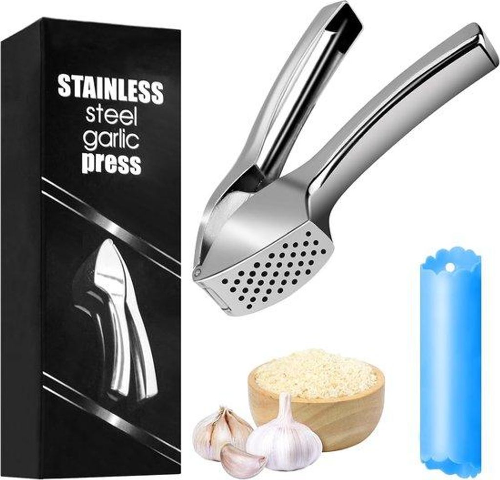 Garlic press - nachhaltig und einfach - 1 Stück - Metall
