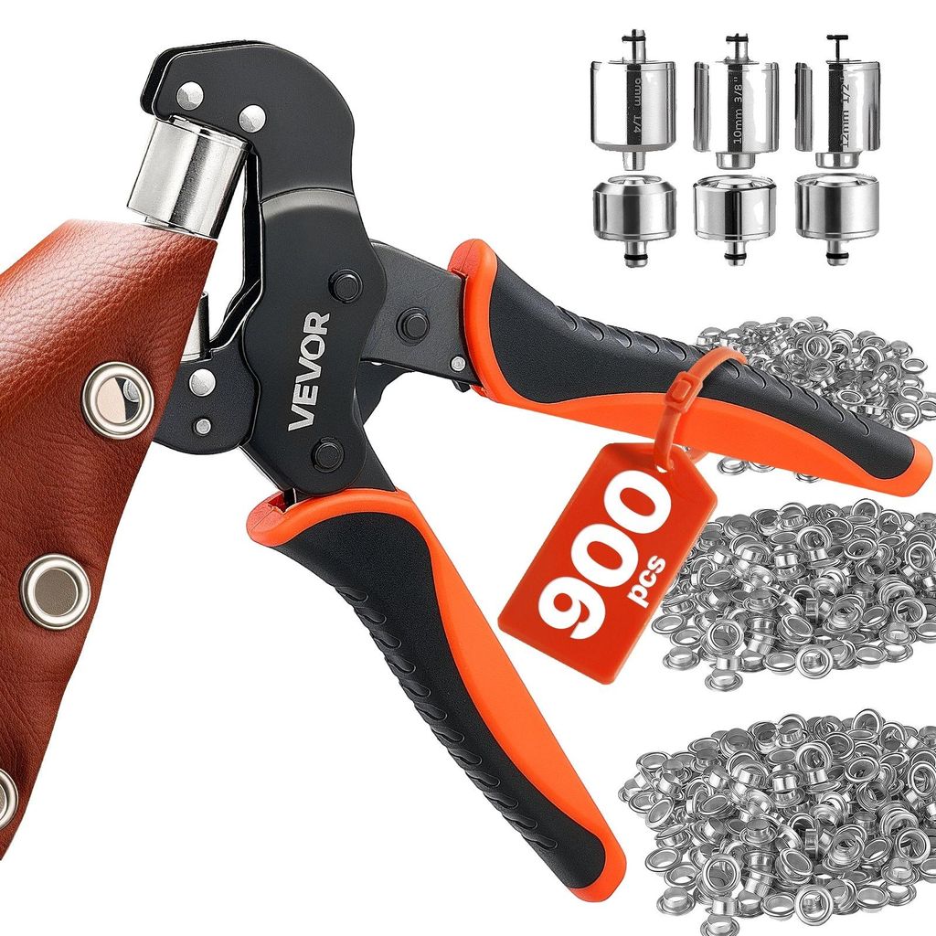 VEVOR Set van 900 oogjes, 6mm, 10mm, 12mm. Magnetische Productafbeelding 