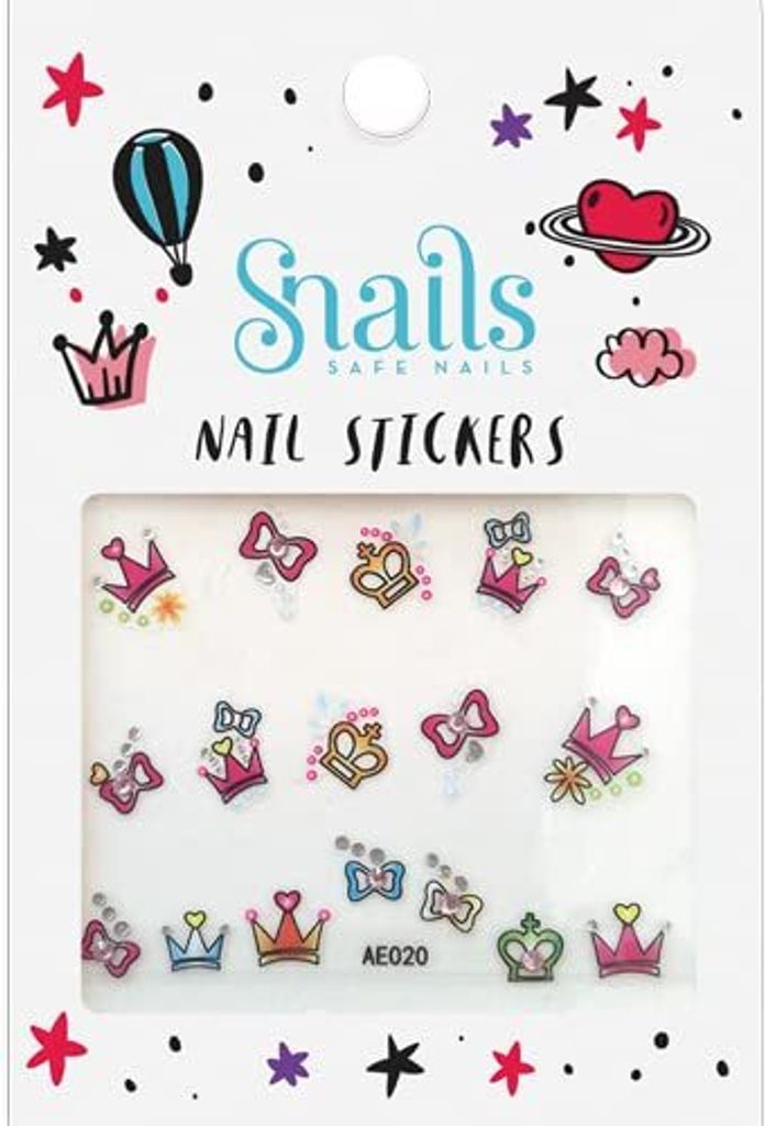 Snails 510200 Kinder Nagelsticker, Motiv: Prinzessin, Produktbild 