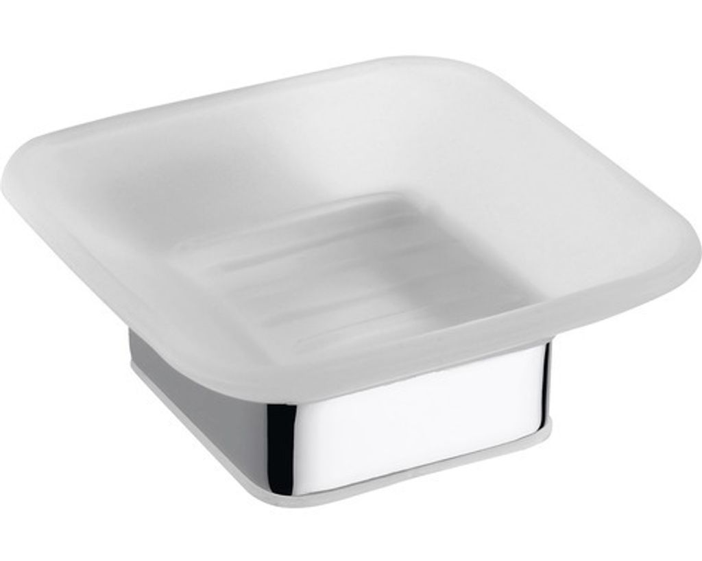 Porte savon mural VIA en chrome 10.3 x4.2 x11.7 cm BEMETA