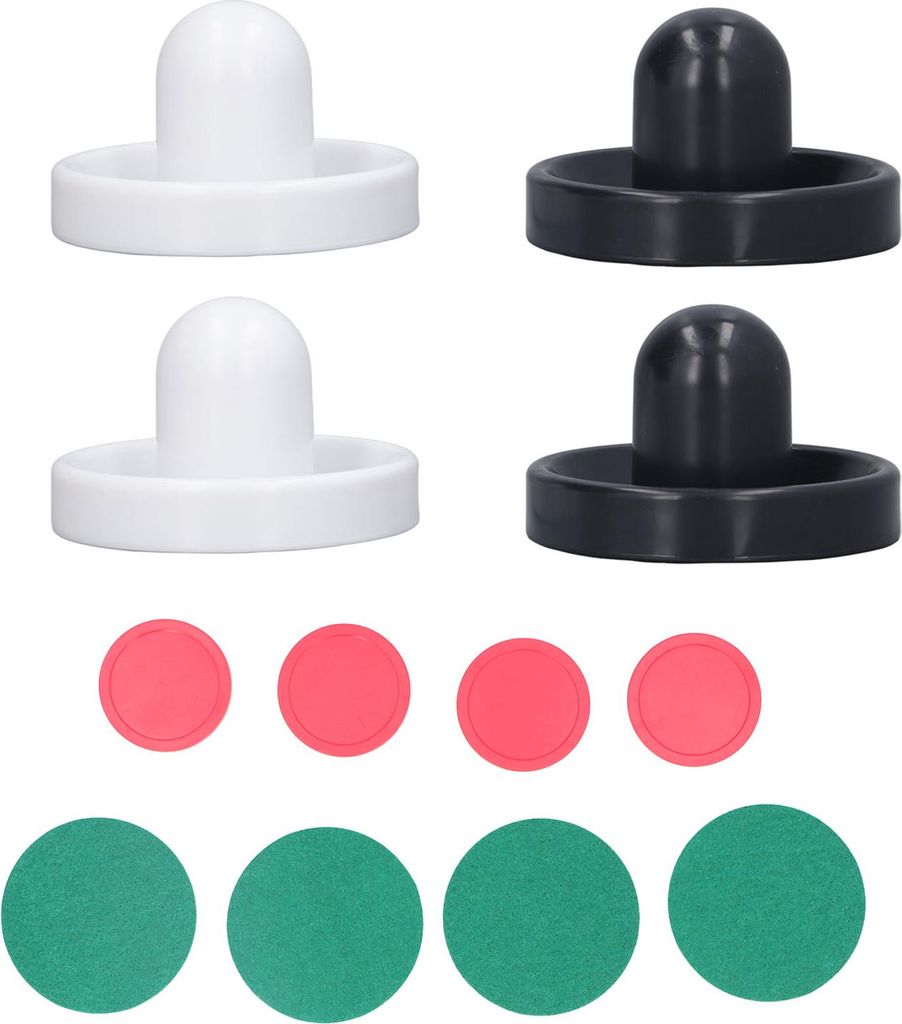 12 Stück 96 mm Tisch-Airhockey-Zubehör Drücker Pads Pucks Hockey Typ E