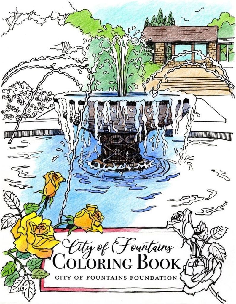 City of Fountains Coloring Book