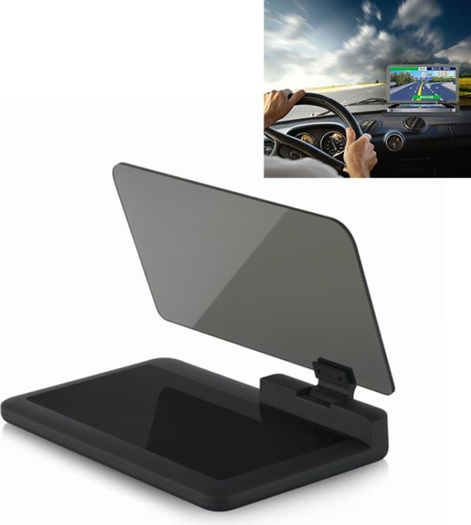 H6 Multifunktion Auto Smartphone Navigation Head Up Display Halter für 6 Zoll Smartphone