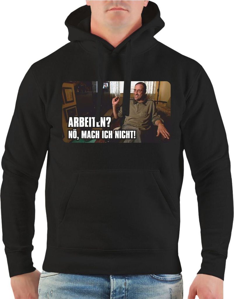 Herren Kapuzenpullover Arbeiten? Nö mach ich nicht