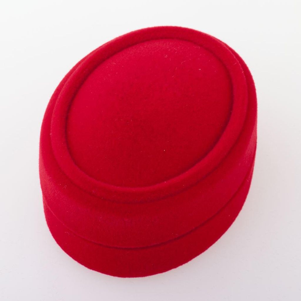 Etui für Trauringe: Hochzeit Ringbox für 2 Ringe Rot Produktbild 