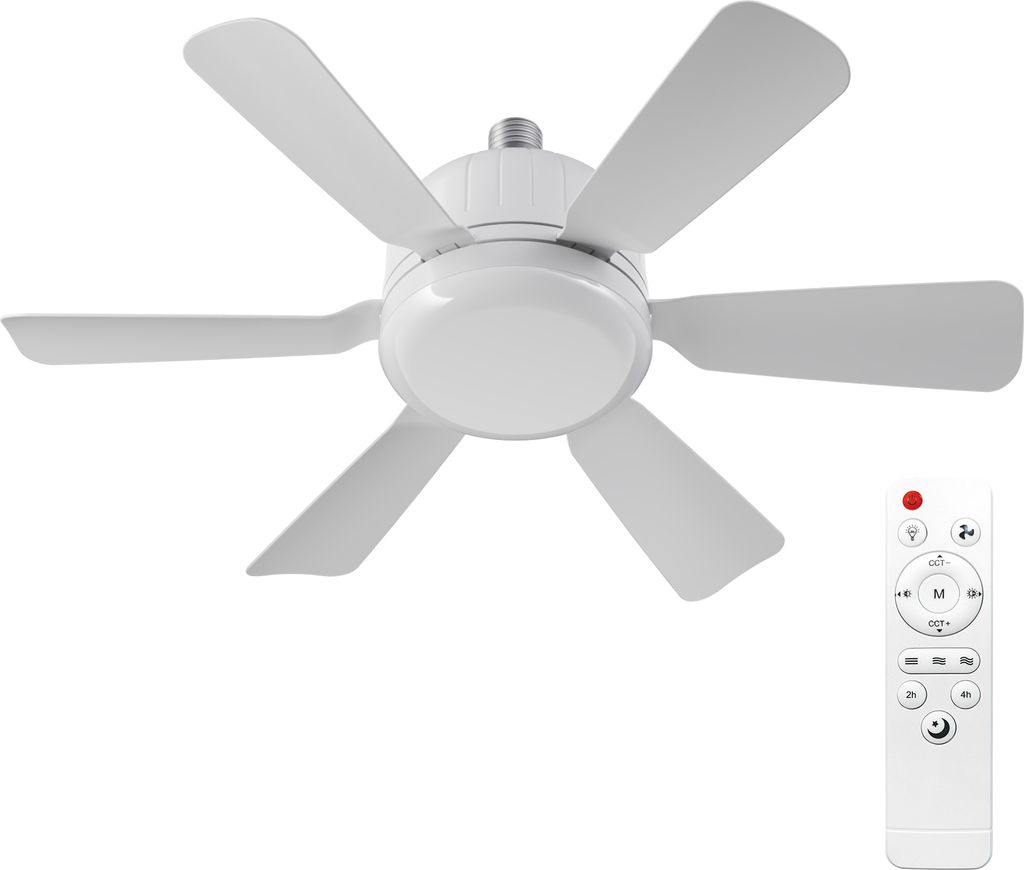 Moderná lampa so stropným ventilátorom,Stmievateľné LED Obrázok produktu 1
