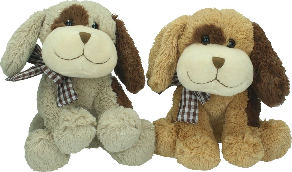 Betz Plüschtier Set HUNDE 2 Stück Plüschtiere Kuscheltiere Stofftiere